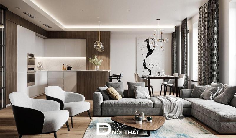 Tổng hợp các loại vách tivi phòng khách đẹp phổ biến theo vật liệu và kiểu dáng thiết kế hiện đại